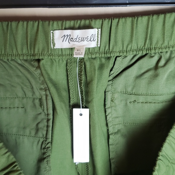 Nwt madewell birch leaf pull on shorts w/ pockets - Picture 6 of 7